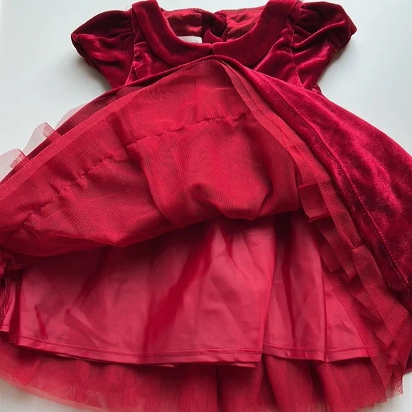 H&M Burgundy Holiday Dress - Picture 3 of 6